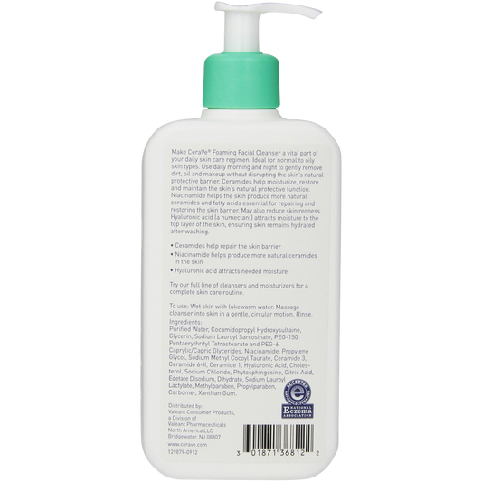 CeraVe Foaming Facial Cleanser 12 Ounce