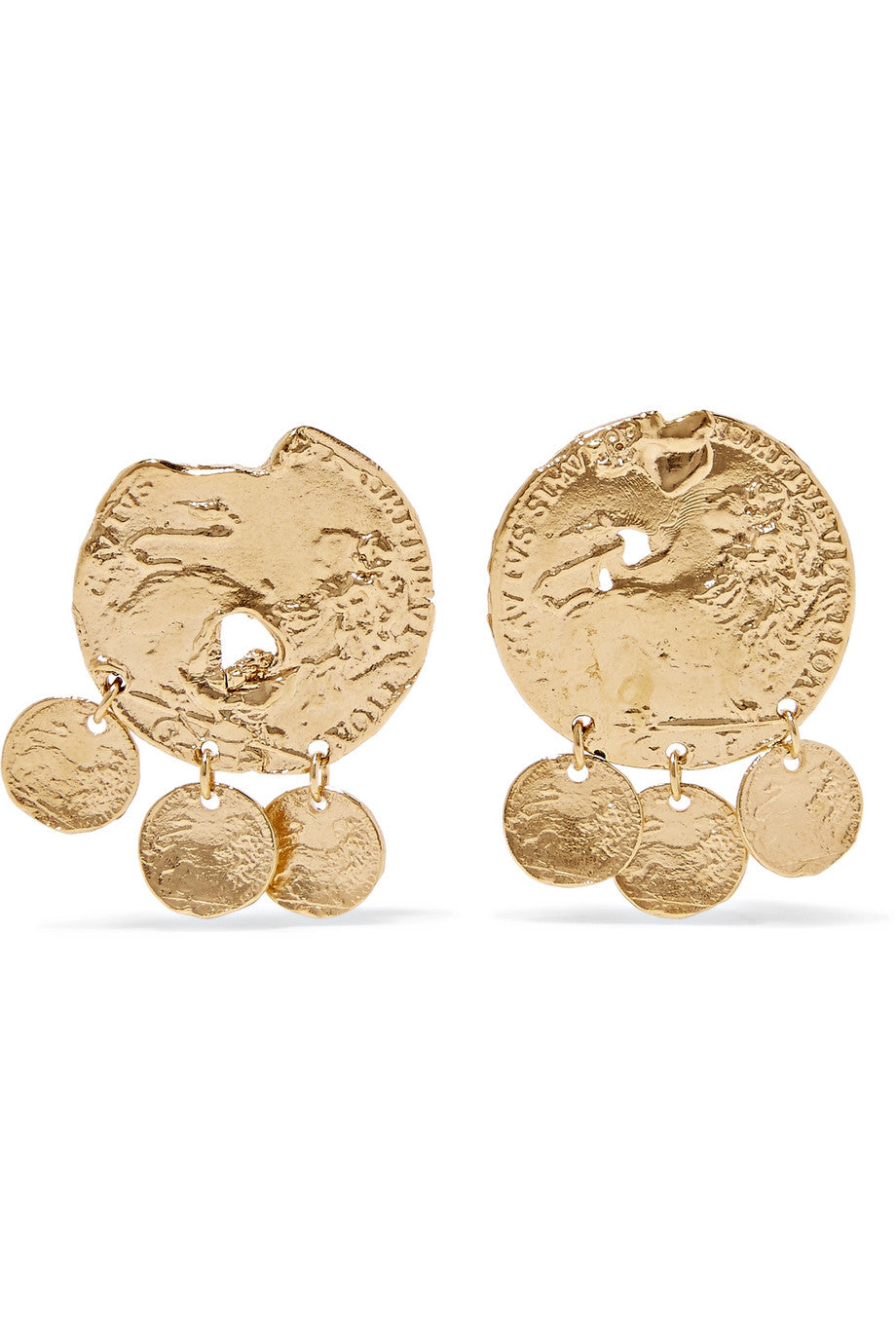 Alighieri Baby Lion Gold Plated Earrings