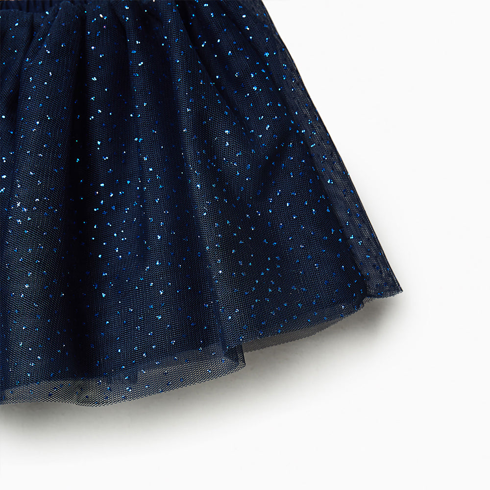 Shiny Polka Dot Tulle Skirt